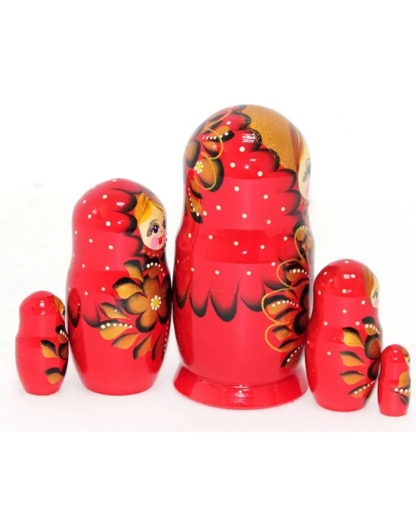 Матрешка Ниночка кр.-зол. 5м14