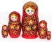 Матрешка Ниночка кр.-зол. 5м14