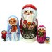 Матрешка Дед мороз с игрушками 5м14