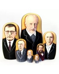 Матрешка Русские композиторы 7м21