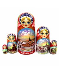 Матрешка Нарьян Мар 5м17