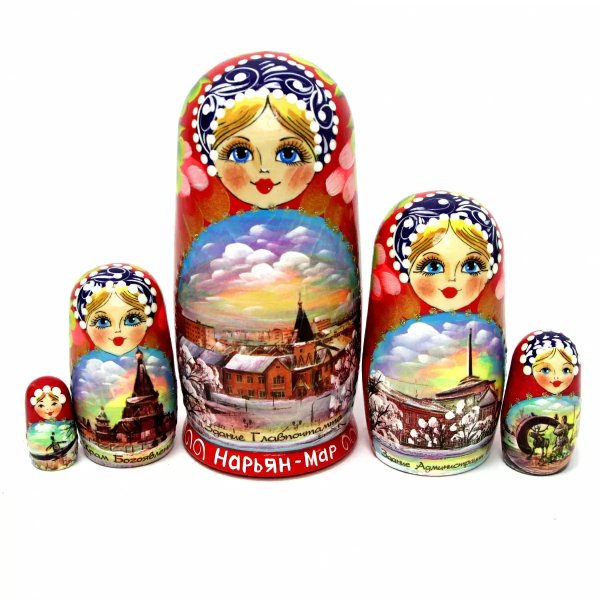 Матрешка Нарьян Мар 5м17
