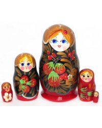 Матрешка Валя ягодка 5м11