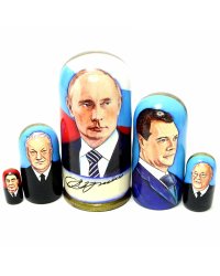 Матрешка Путин подпись 5м17