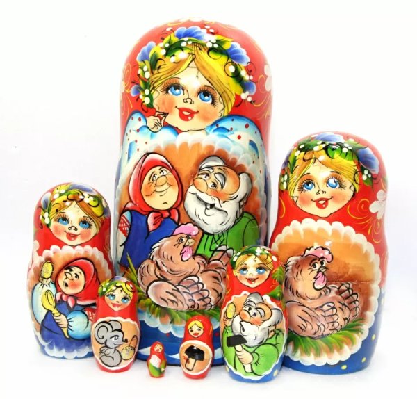 Матрешка Курочка Ряба 7м21