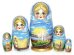 Матрешка Владивосток голубая 5м17