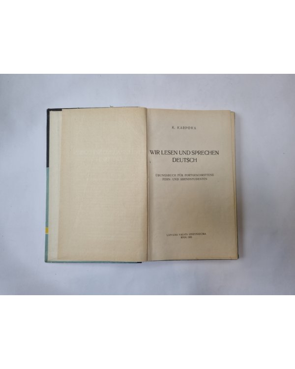 Wir lesen und sprechen deutsch