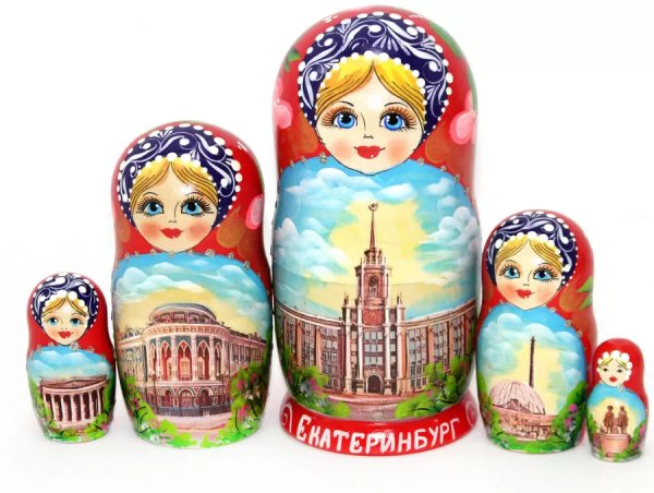 Матрешка Екатеринбург 5м17