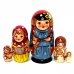 Матрешка Борис с балалайкой 5м14