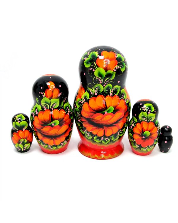 Матрешка Маки фигуристая 5м 17 см