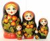 Матрешка Ягодка хохлома фигур. 5м15