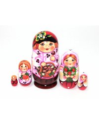 Матрешка Иван с грибами 5м14