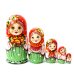 Матрешка Маша с яблоками 5м14