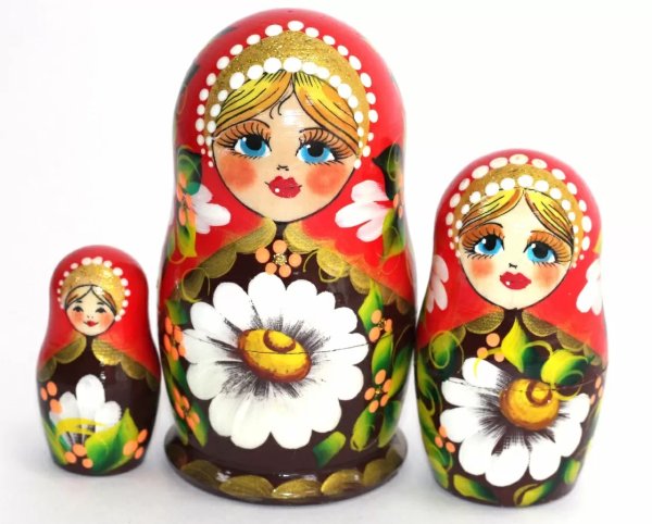 Матрешка Ромашка У 3м12 Матрешка Ромашка У 3м12