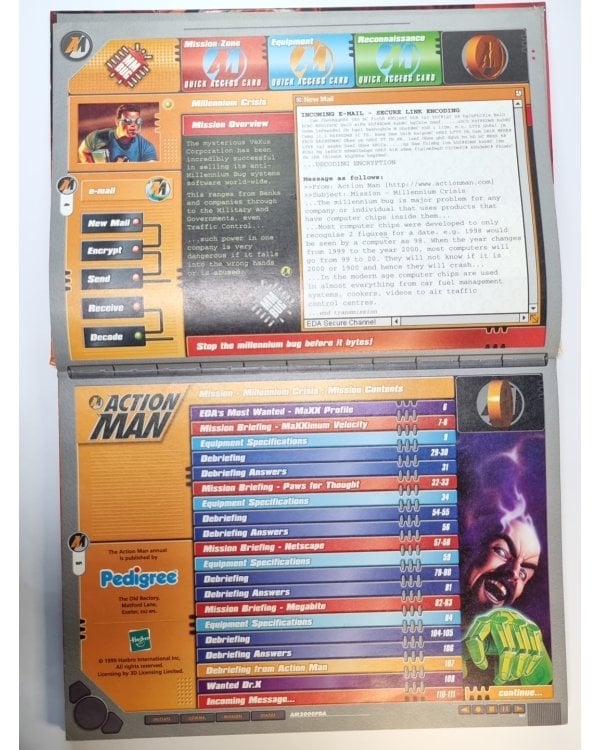Дополнительное изображение книги «Action man - Millenium Crisis: Mission Contents»