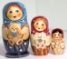 Матрешка Вера с мишкой 3м11