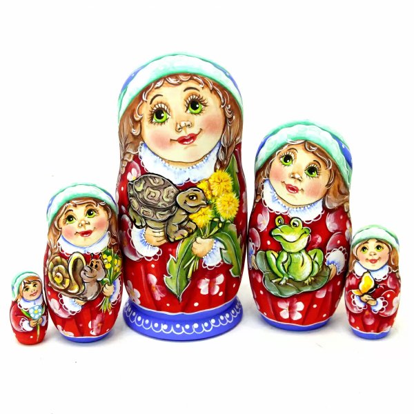 Матрешка Оля с черепахой ОБ 5м 14см