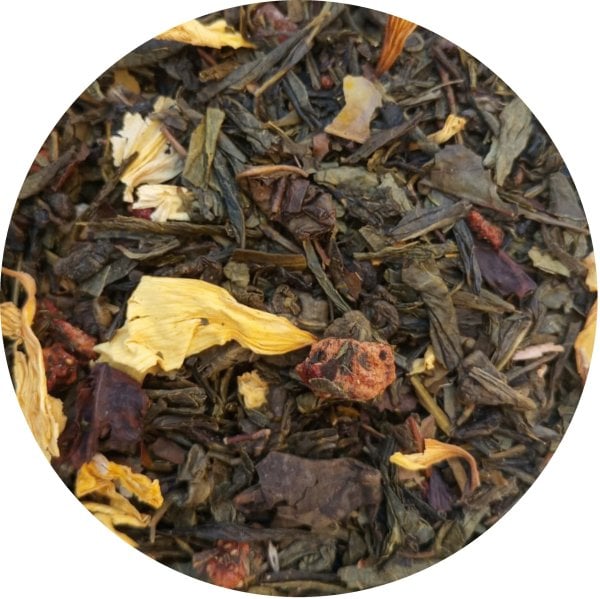 Чай Ананас клубника:]