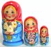 Матрешка Настя с белыми розами 3м11