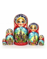 Матрешка Москва 5м 14см