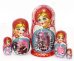 Матрешка Пейзаж аква роз. 5м14