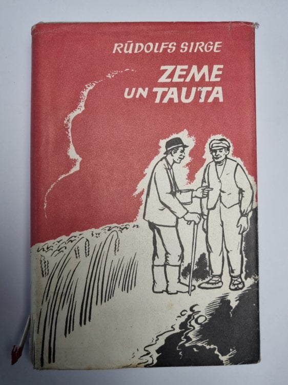 Обложка книги «Zeme un tauta» — Rūdolfs Sirge