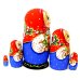 Матрешка Оля с фруктами ОБ 5м 14см
