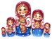 Матрешка Настя с котенком 5м14
