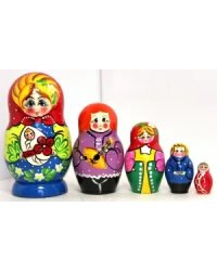Матрешка С ребенком Валя 5м17