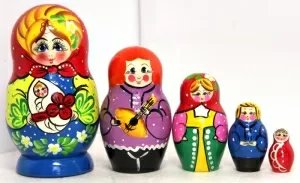 Матрешка С ребенком Валя 5м17
