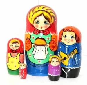 Матрешка Хлеб-соль Валя 5м17