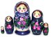 Матрешка Валентина синяя 5м9