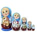 Матрешка Оля с мишкой ОБ 5м 14см