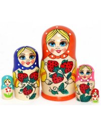 Матрешка Клубника П 5м11