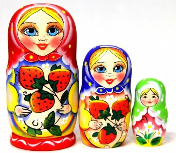 Матрешка Клубничка в асс. 3м10