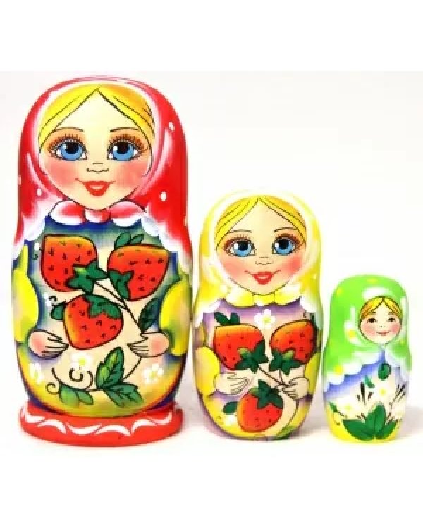 Матрешка Клубничка в асс. 3м10