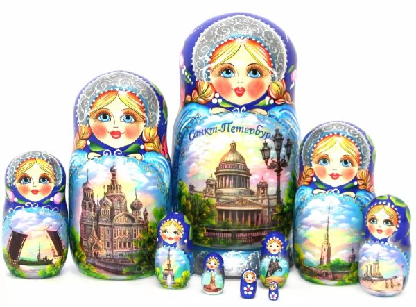 05. ПАЗЛЫ 3D (Prime 3D) (Рыжий Кот) Матрешка Санкт-Петербург 10м25