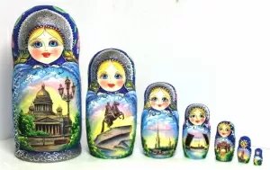 Матрешка Санкт-Петербург 7м21