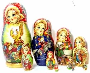 Матрешка Жар-птица 10м25
