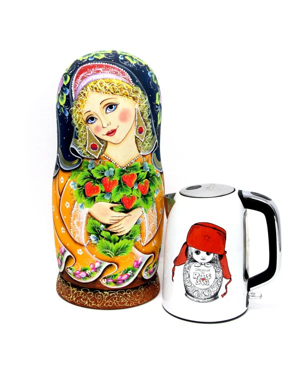 Матрешка С клубничным орнаментом 10м48см