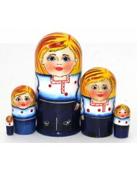 Матрешка Русский Мальчик 5м9