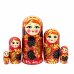 Матрешка Оксана с рябиной 5м17см