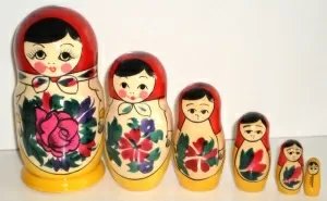 Матрешка Семеновская 6м 13см