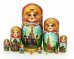 Матрешка Москва красная 10м25