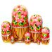 Матрешка Москва красная 7м 21см