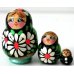 Матрешка Мини цветы 3м4 Матрешка Мини цветы 3м4