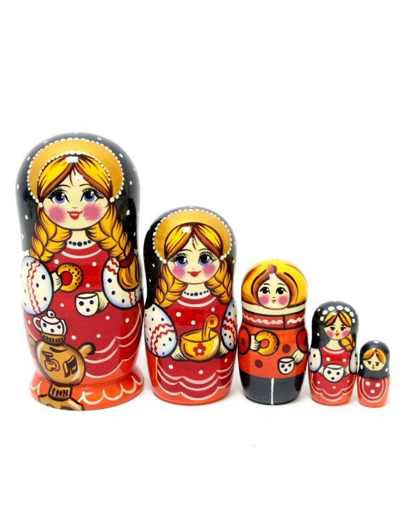 Матрешка Оксана с бубликом 5м17см