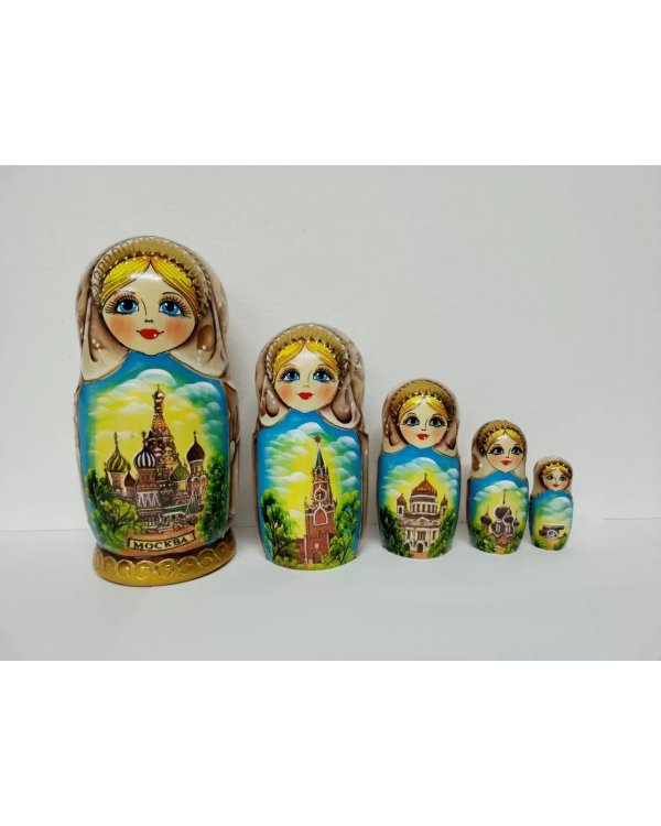 Матрешка Москва беж. 5м17