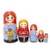 Матрешка Оксана с самоваром 5м17см