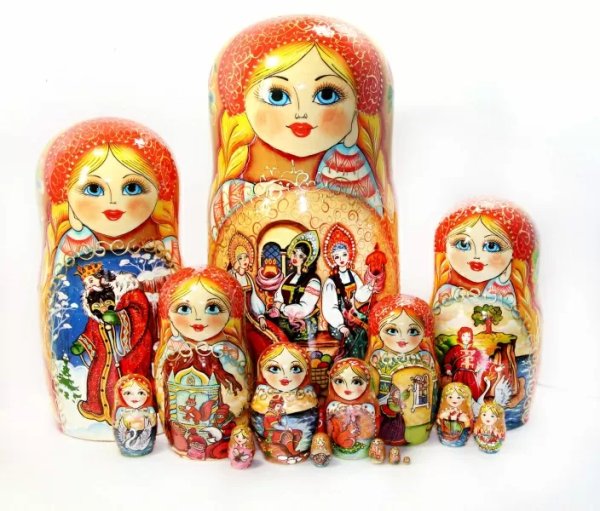 ОБЛОЖКИ ДЛЯ ПАСПОРТА (Алеф) Матрешка Царь Салтан 15м33